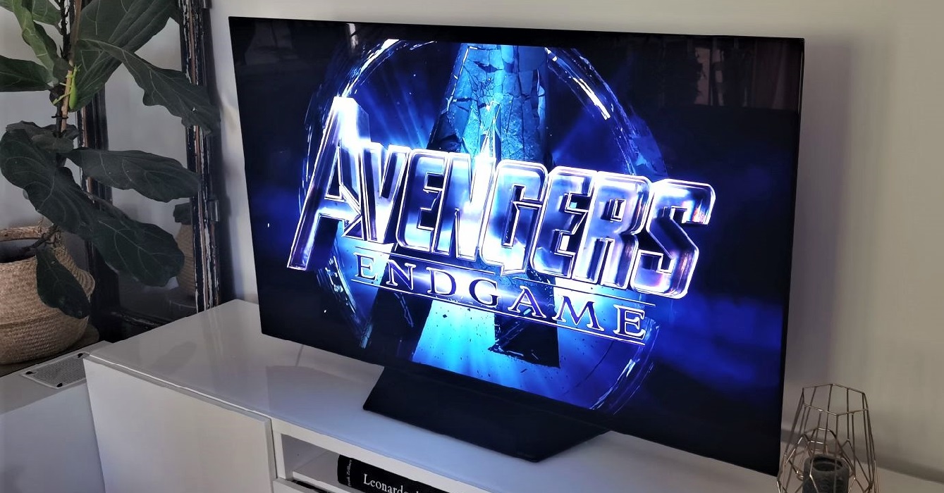 Avengers: Koniec gry na ekranie telewizora LG OLED 55B9